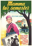Mamma tar semester 1957 poster Gerd Hagman George Fant Karl-Arne Holmsten Schamyl Bauman Resor