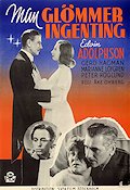 Man glömmer ingenting 1942 poster Edvin Adolphson Gerd Hagman