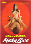 Man och kvinna 1969 poster Andreas Kranich Birgit Müller Matt Cimber Dokumentärer