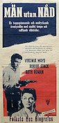 Män utan nåd 1956 poster Virginia Mayo Robert Stack