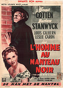 The Man with a Cloak 1951 poster Joseph Cotten Barbara Stanwyck Fletcher Markle