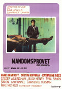 Mandomsprovet 1967 poster Dustin Hoffman Anne Bancroft Katharine Ross Mike Nichols Musik: Simon and Garfunkel