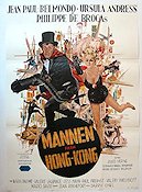 Mannen från Hong-Kong 1965 poster Jean-Paul Belmondo Ursula Andress Asien