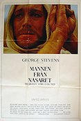 Mannen från Nasaret 1965 poster Max von Sydow George Stevens Religion