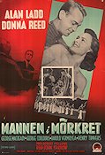 Mannen i mörkret 1949 poster Alan Ladd Donna Reed