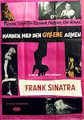 Mannen med den gyllene armen 1956 poster Frank Sinatra Kim Novak Eleanor Parker Otto Preminger Jazz