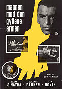 Mannen med den gyllene armen 1956 poster Frank Sinatra Kim Novak Eleanor Parker Otto Preminger