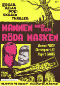 Mannen med den röda masken 1969 poster Vincent Price Gordon Hessler