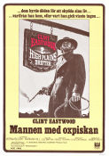 Mannen med oxpiskan 1973 poster Verna Bloom Marianna Hill Clint Eastwood