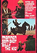 Mannen som sköt Billy the Kid 1967 poster Peter Lee Lawrence Julio Buchs