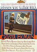 Mannen som slutade röka 1972 poster Gösta Ekman Grynet Molvig Toivo Pawlo Tage Danielsson Filmbolag: AB Svenska Ord Affischkonstnär: Per Åhlin Rökning