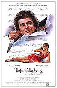 Mannen som visste för lite 1984 poster Dudley Moore Nastassja Kinski