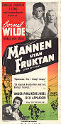 Mannen utan fruktan 1954 poster Cornel Wilde Leslie Linder Jean Wallace Arthur Lubin