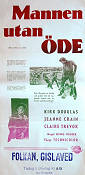 Mannen utan öde 1955 poster Kirk Douglas