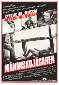 Människojägaren 1980 poster Steve McQueen Eli Wallach Buzz Kulik