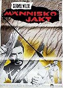 Människojakt 1965 poster Gert van den Bergh Ken Gampu Cornel Wilde