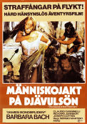 Människojakt på djävulsön 1979 poster Barbara Bach Claudio Cassinelli Richard Johnson Sergio Martino