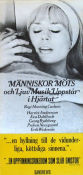 Människor möts och ljuv musik uppstår i hjärtat 1967 poster Harriet Andersson Preben Neergaard Eva Dahlbeck Henning Carlsen Danmark