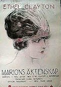 Marions äktenskap 1922 poster Ethel Clayton