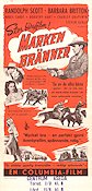Marken bränner 1947 poster Randolph Scott Barbara Britton