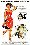 Married to the Mob 1988 poster Michelle Pfeiffer Matthew Modine Jonathan Demme Maffia