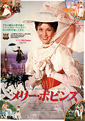 Mary Poppins 1964 poster Julie Andrews Dick Van Dyke David Tomlinson Robert Stevenson Musikaler