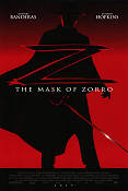 The Mask of Zorro 1998 poster Antonio Banderas Anthony Hopkins Catherine Zeta-Jones