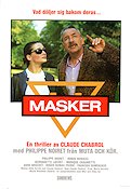 Masker 1987 poster Philippe Noiret Anne Brochet Claude Chabrol