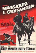 Massaker i gryningen 1961 poster Richard Boone George Hamilton Joseph M Newman