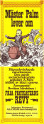 Mäster Palm lever om 1974 poster Fria Proteatern Hitta mer: Revy Hitta mer: Teater