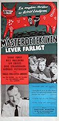 Mästerdetektiven lever farligt 1957 poster Sigge Fürst Text: Astrid Lindgren