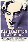 Mästerkatten i stövlar 1923 poster Sam Ask John W Brunius