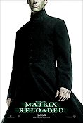 The Matrix Reloaded 2003 poster Keanu Reeves Andy Wachowski