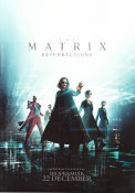 The Matrix Resurrections 2021 poster Keanu Reeves Carrie-Anne Moss Yahya Abdul-Mateen II Lana Wachowski