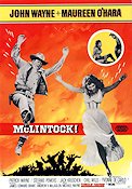 McLintock 1964 poster John Wayne Maureen O´Hara