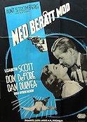 Med berått mod 1949 poster Lizabeth Scott Dan Duryea