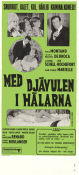 Med djävulen i hälarna 1969 poster Yves Montand Madeleine Renaud Maria Schell Philippe de Broca