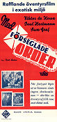 Med förseglade order 1938 poster Viktor de Kowa Ernst Leudesdorff Karl Anton Filmbolag: UFA