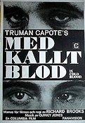 Med kallt blod 1967 poster Robert Blake Scott Wilson John Forsythe Richard Brooks Text: Truman Capote