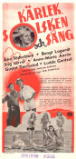 Med kärlek och solsken och sång 1948 poster Åke Söderblom Per Grunvall