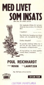 Med livet som insats 1948 poster Poul Reichhardt Lau Lauritzen