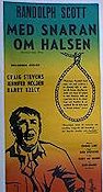 Med snaran om halsen 1958 poster Randolph Scott