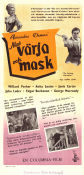 Med värja och mask 1946 poster Willard Parker Henry Levin
