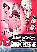 Meet the Killer 1949 poster Abbott and Costello Boris Karloff