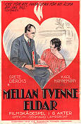 Mellan tvenne eldar 1923 poster Grete Dierchs Karl Hannemann