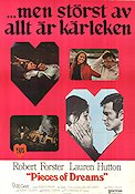 Men störst av allt är kärleken 1971 poster Robert Forster Lauren Hutton Romantik
