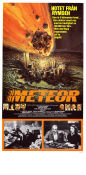 Meteor 1979 poster Sean Connery Ronald Neame