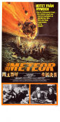 Meteor 1979 poster Sean Connery Natalie Wood Karl Malden Ronald Neame