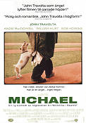 Michael 1996 poster John Travolta Andie MacDowell William Hurt Nora Ephron Hundar Romantik