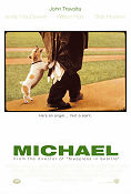 Michael 1996 poster John Travolta Andie MacDowell Nora Ephron Hundar